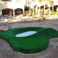 Grass Turf Piedmont, California Putting Green Carpet, Commercial Landscape