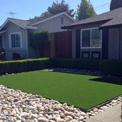 Plastic Grass Meadow Vista, California Gardeners, Front Yard Landscaping