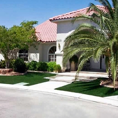 Plastic Grass Port Costa, California Landscape Rock, Front Yard Ideas