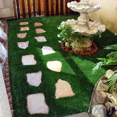 Synthetic Grass Valley Home, California Landscaping, Pavers