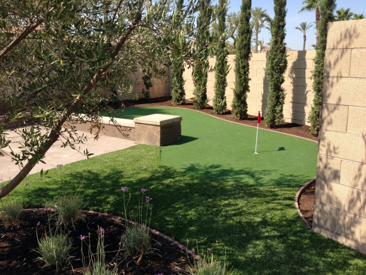 Artificial Lawn Emerald Lake Hills, California Golf Green, Backyard Design