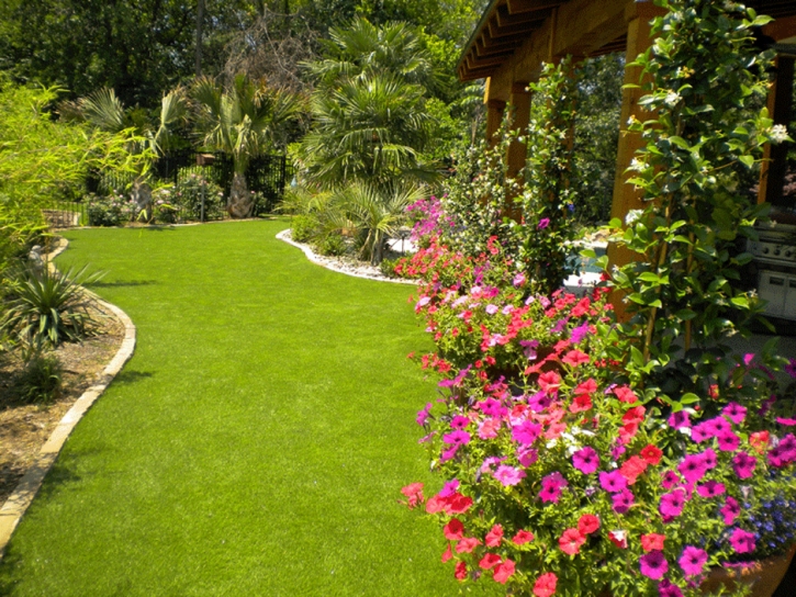 Artificial Turf Guerneville, California Backyard Deck Ideas, Backyard Designs