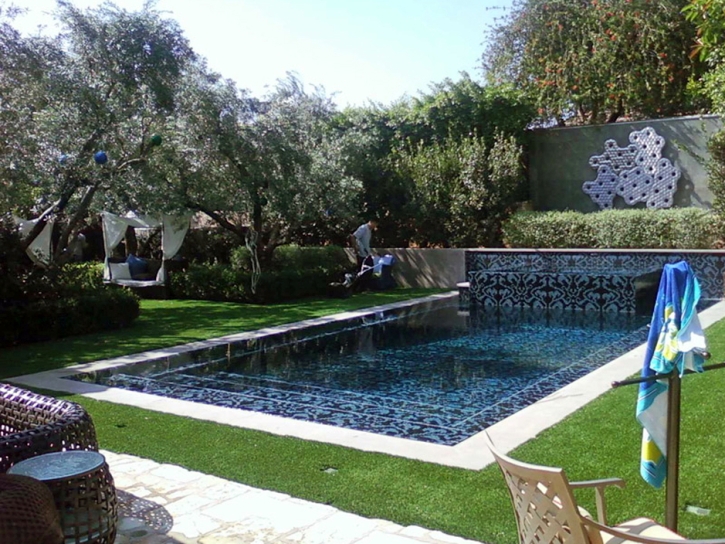 Grass Carpet Colma, California Gardeners, Above Ground Swimming Pool