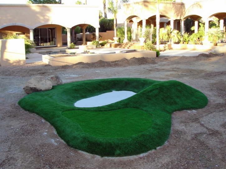 Grass Turf Piedmont, California Putting Green Carpet, Commercial Landscape