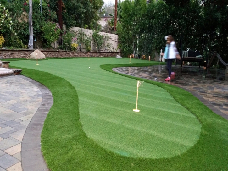 Synthetic Turf Supplier Sutter Creek, California Putting Green Flags, Backyard Design